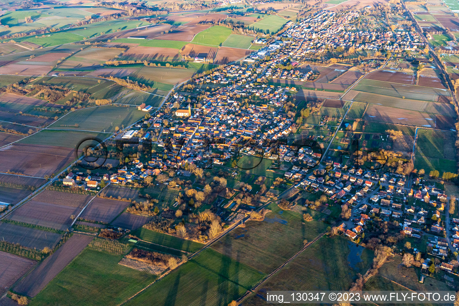 Kapsweyer dans le département Rhénanie-Palatinat, Allemagne d'en haut