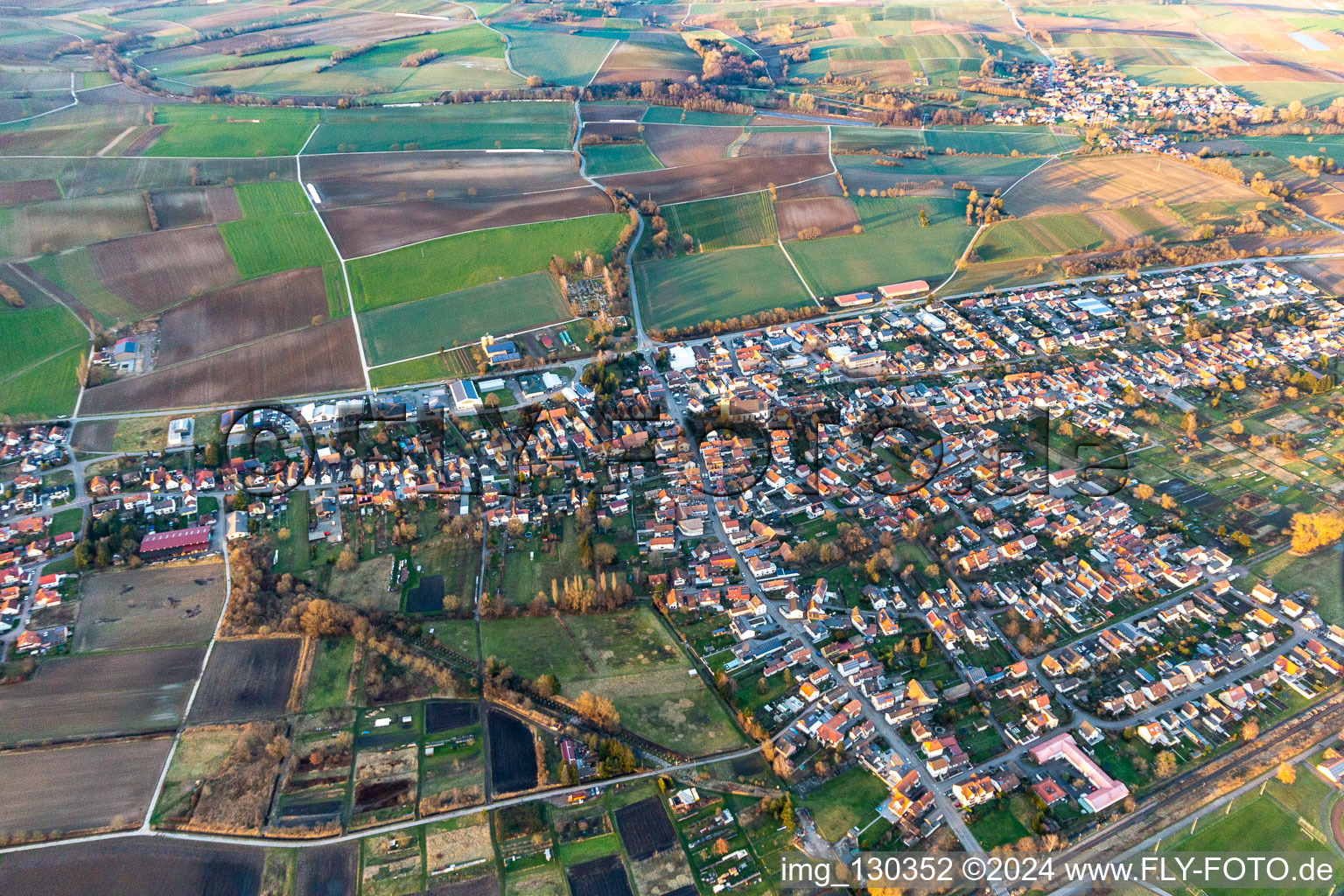 Vue aérienne de Verrouillage des cuspides à Steinfeld dans le département Rhénanie-Palatinat, Allemagne