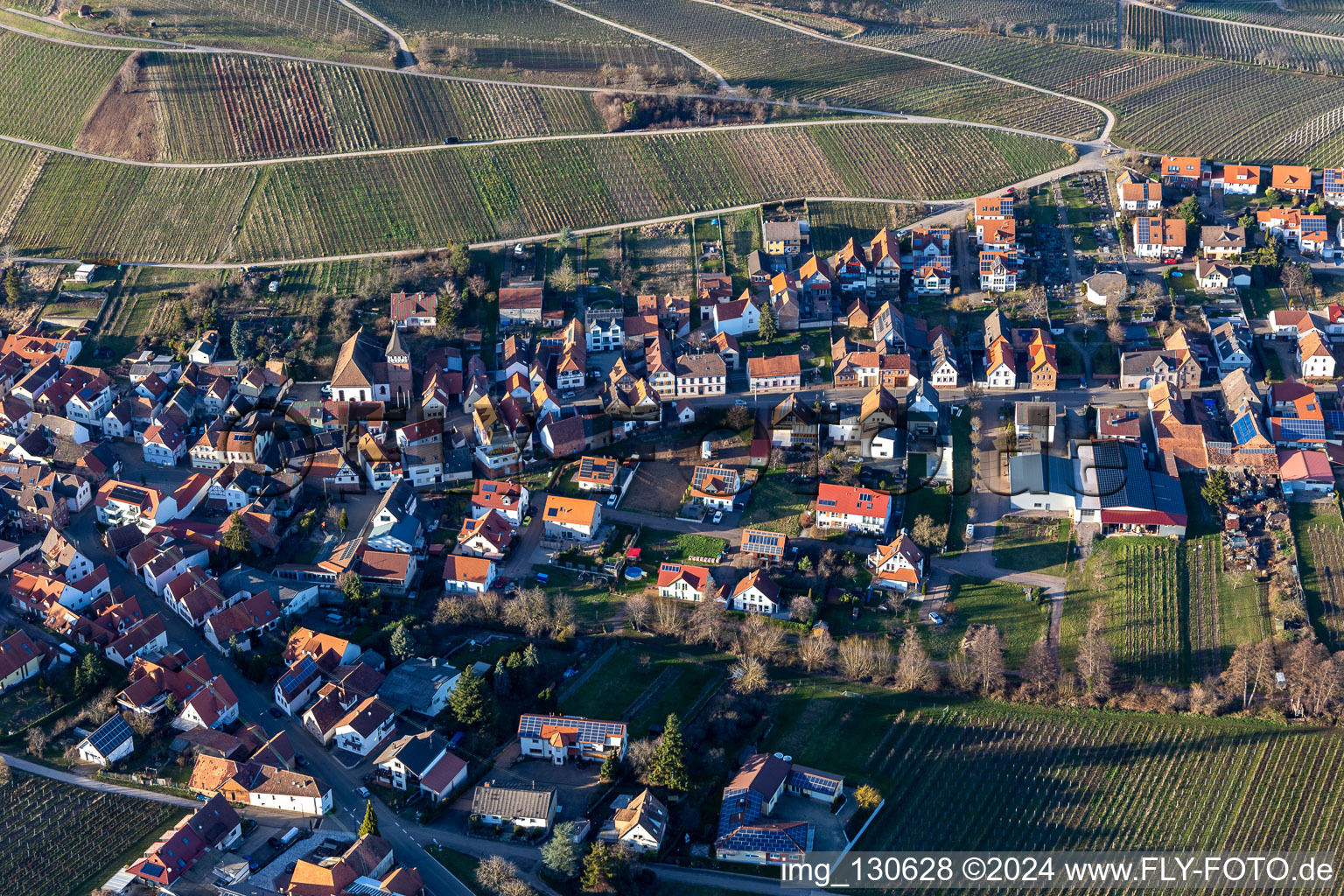 Image drone de Ranschbach dans le département Rhénanie-Palatinat, Allemagne