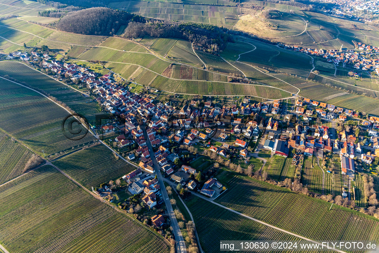 Ranschbach dans le département Rhénanie-Palatinat, Allemagne d'un drone