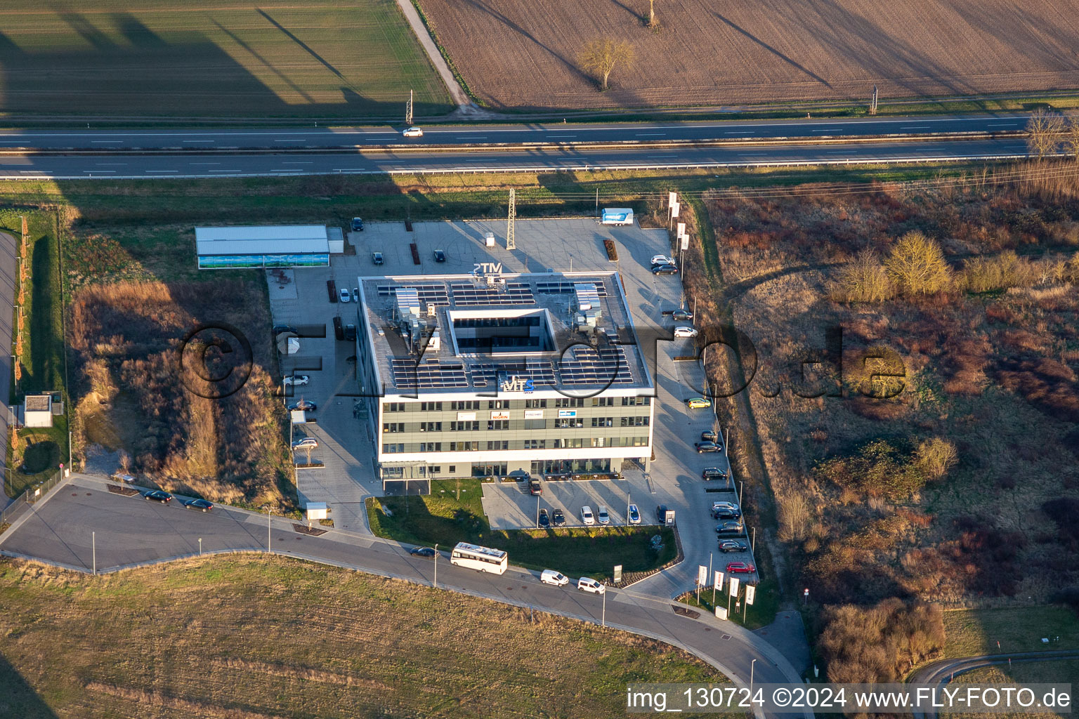 Vue aérienne de Groupe MTS à Rülzheim dans le département Rhénanie-Palatinat, Allemagne