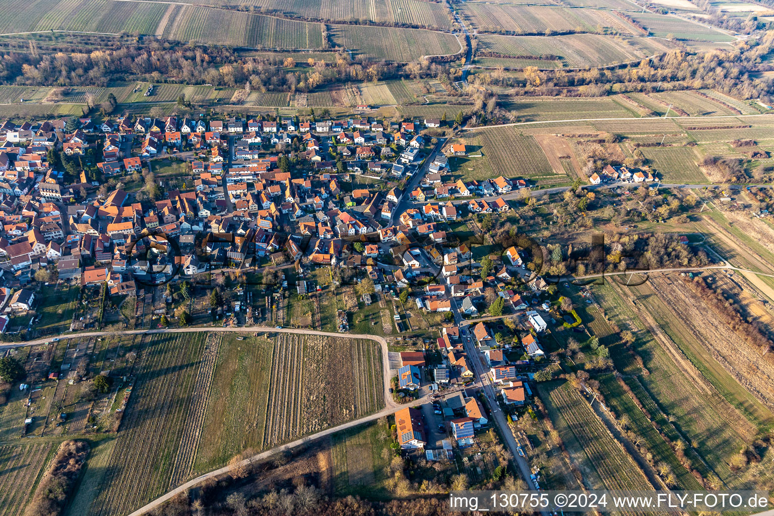 Quartier Arzheim in Landau in der Pfalz dans le département Rhénanie-Palatinat, Allemagne du point de vue du drone