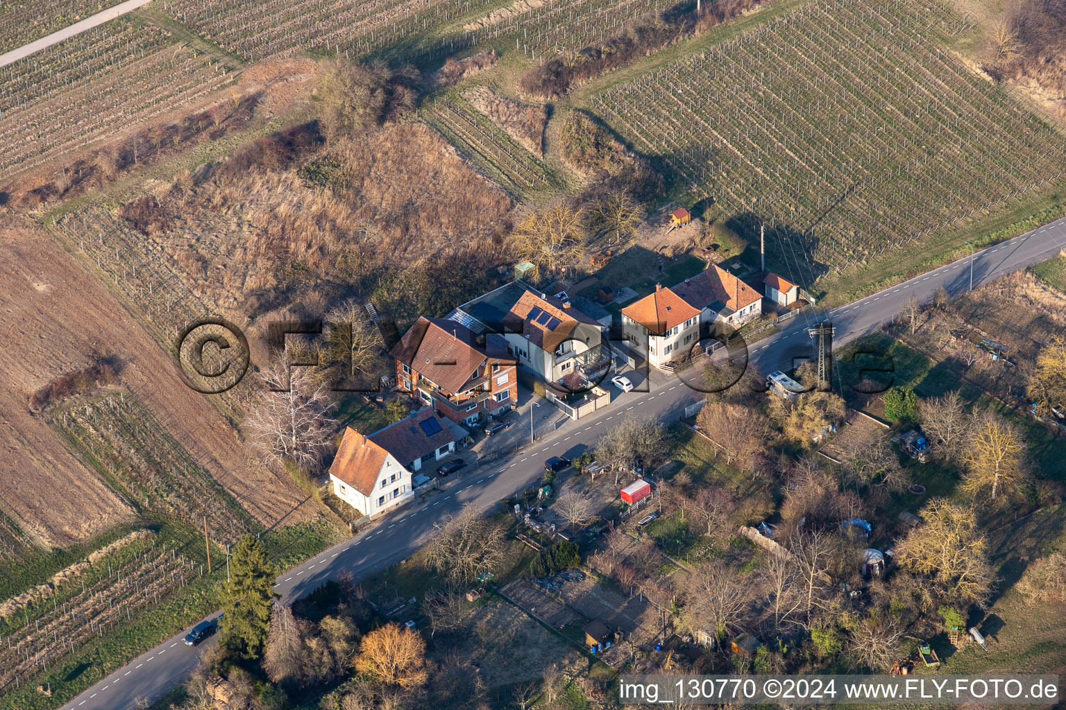 Vue aérienne de Arbotstr à le quartier Arzheim in Landau in der Pfalz dans le département Rhénanie-Palatinat, Allemagne