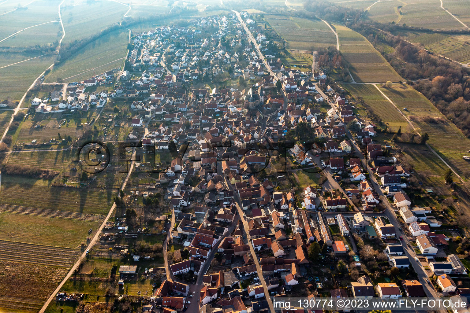 Quartier Arzheim in Landau in der Pfalz dans le département Rhénanie-Palatinat, Allemagne vu d'un drone