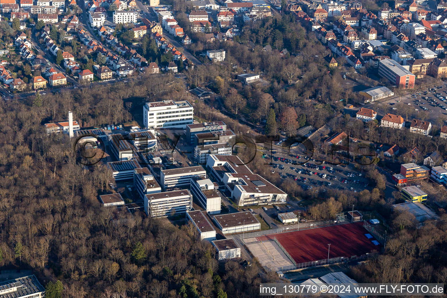 Vue aérienne de Université de Coblence · Landau - Campus Landau à Landau in der Pfalz dans le département Rhénanie-Palatinat, Allemagne