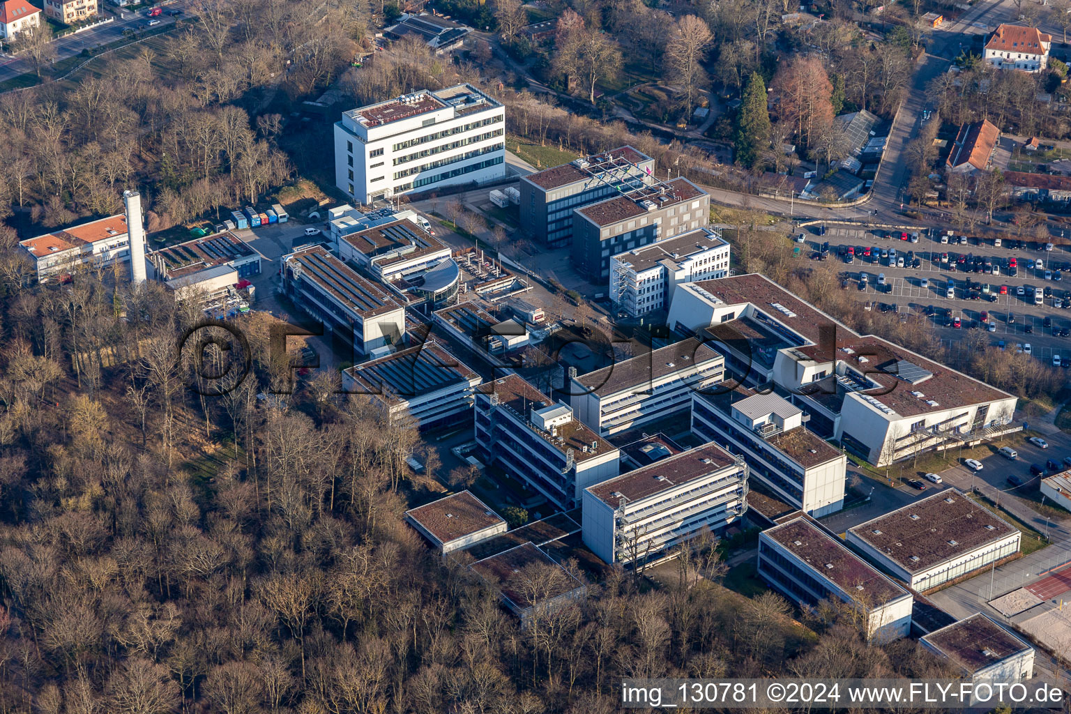 Photographie aérienne de Université de Coblence · Landau - Campus Landau à Landau in der Pfalz dans le département Rhénanie-Palatinat, Allemagne