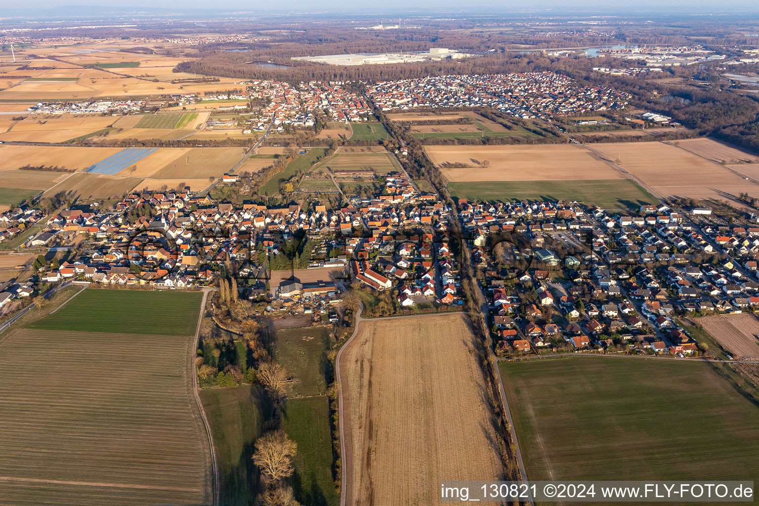 Westheim dans le département Rhénanie-Palatinat, Allemagne d'en haut