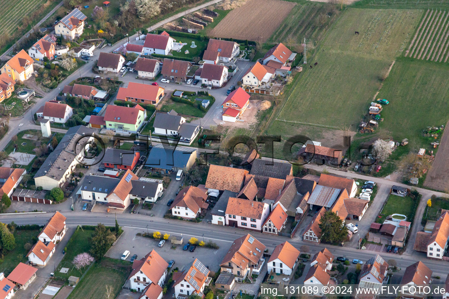 Vue aérienne de À Narrenberg à Hergersweiler dans le département Rhénanie-Palatinat, Allemagne