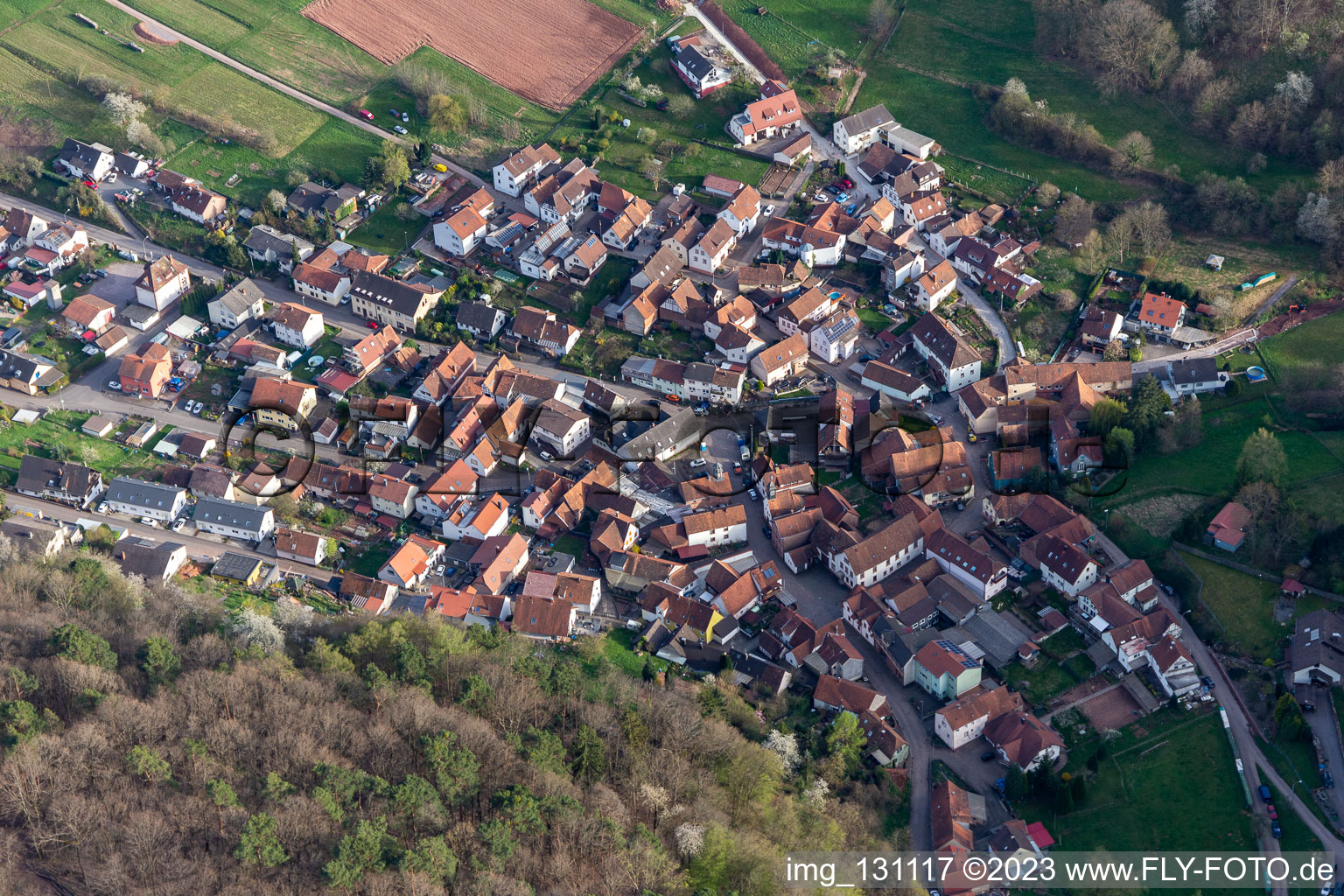 Image drone de Quartier Gräfenhausen in Annweiler am Trifels dans le département Rhénanie-Palatinat, Allemagne