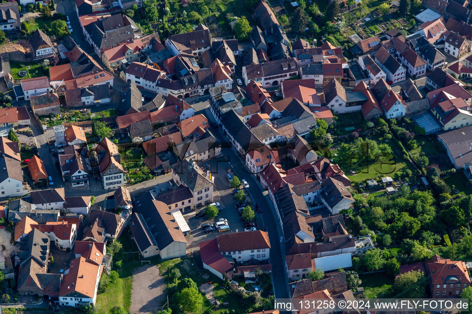 Quartier Weyher in Weyher in der Pfalz dans le département Rhénanie-Palatinat, Allemagne d'en haut