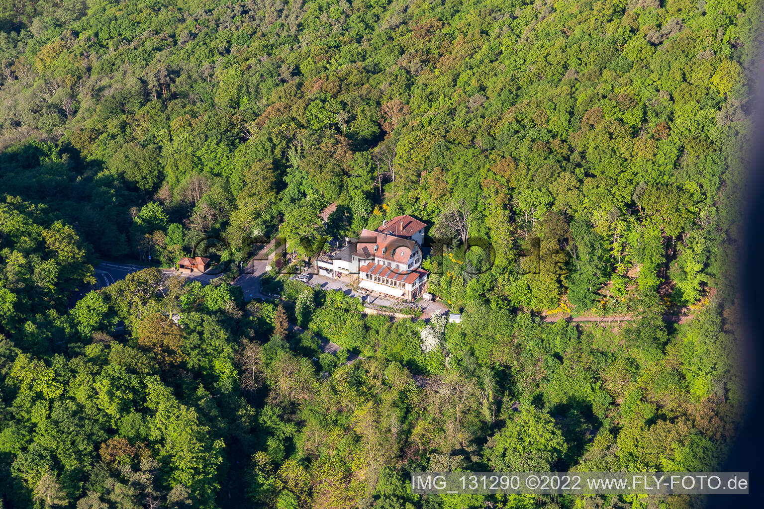 Château de Hambach à le quartier Diedesfeld in Neustadt an der Weinstraße dans le département Rhénanie-Palatinat, Allemagne d'en haut