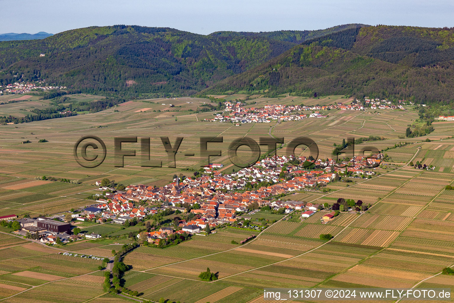 Quartier Rhodt in Rhodt unter Rietburg dans le département Rhénanie-Palatinat, Allemagne vue d'en haut