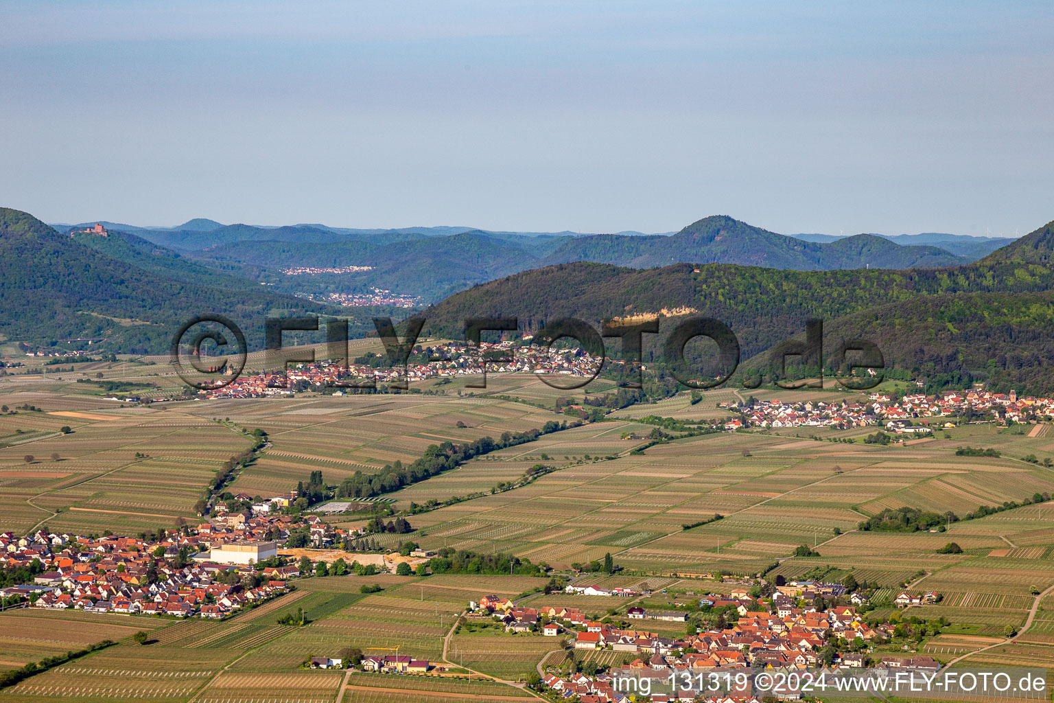 Image drone de Böchingen dans le département Rhénanie-Palatinat, Allemagne