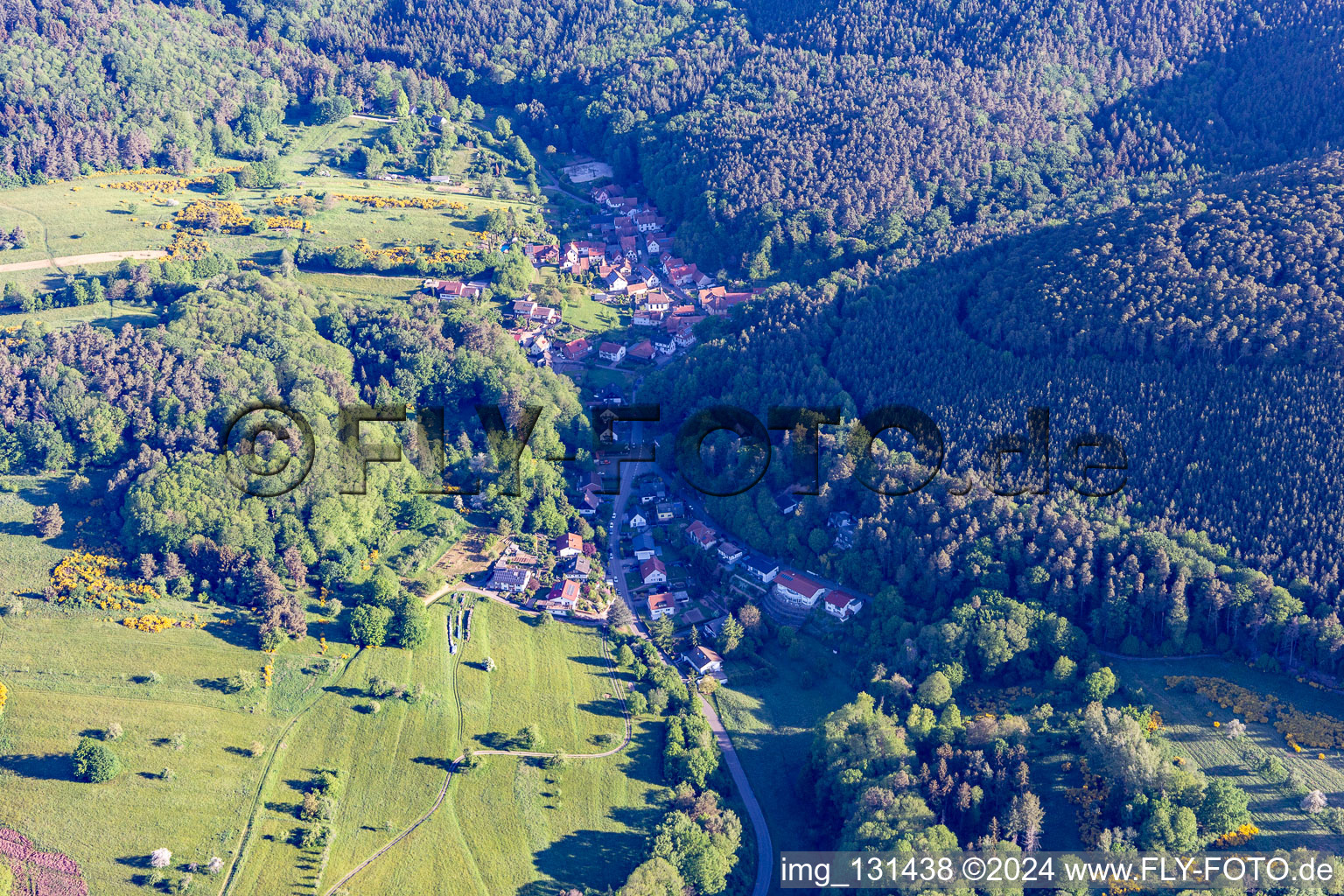 Quartier Blankenborn in Bad Bergzabern dans le département Rhénanie-Palatinat, Allemagne vue du ciel