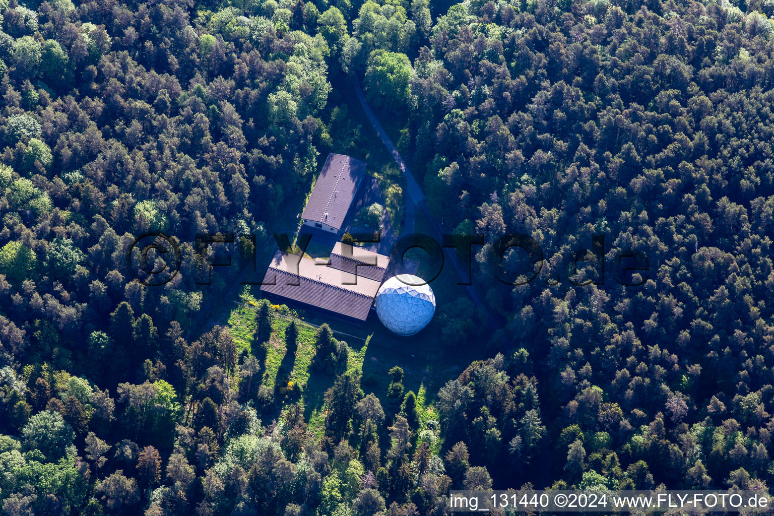 Photographie aérienne de Station radar à Pleisweiler-Oberhofen dans le département Rhénanie-Palatinat, Allemagne