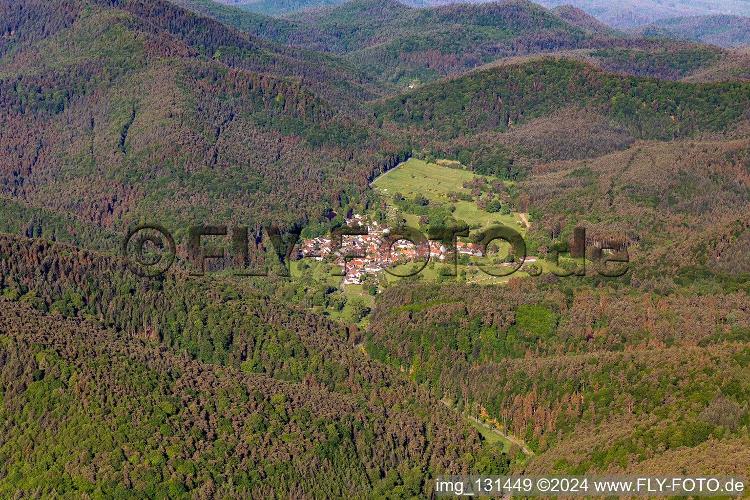 Image drone de Böllenborn dans le département Rhénanie-Palatinat, Allemagne