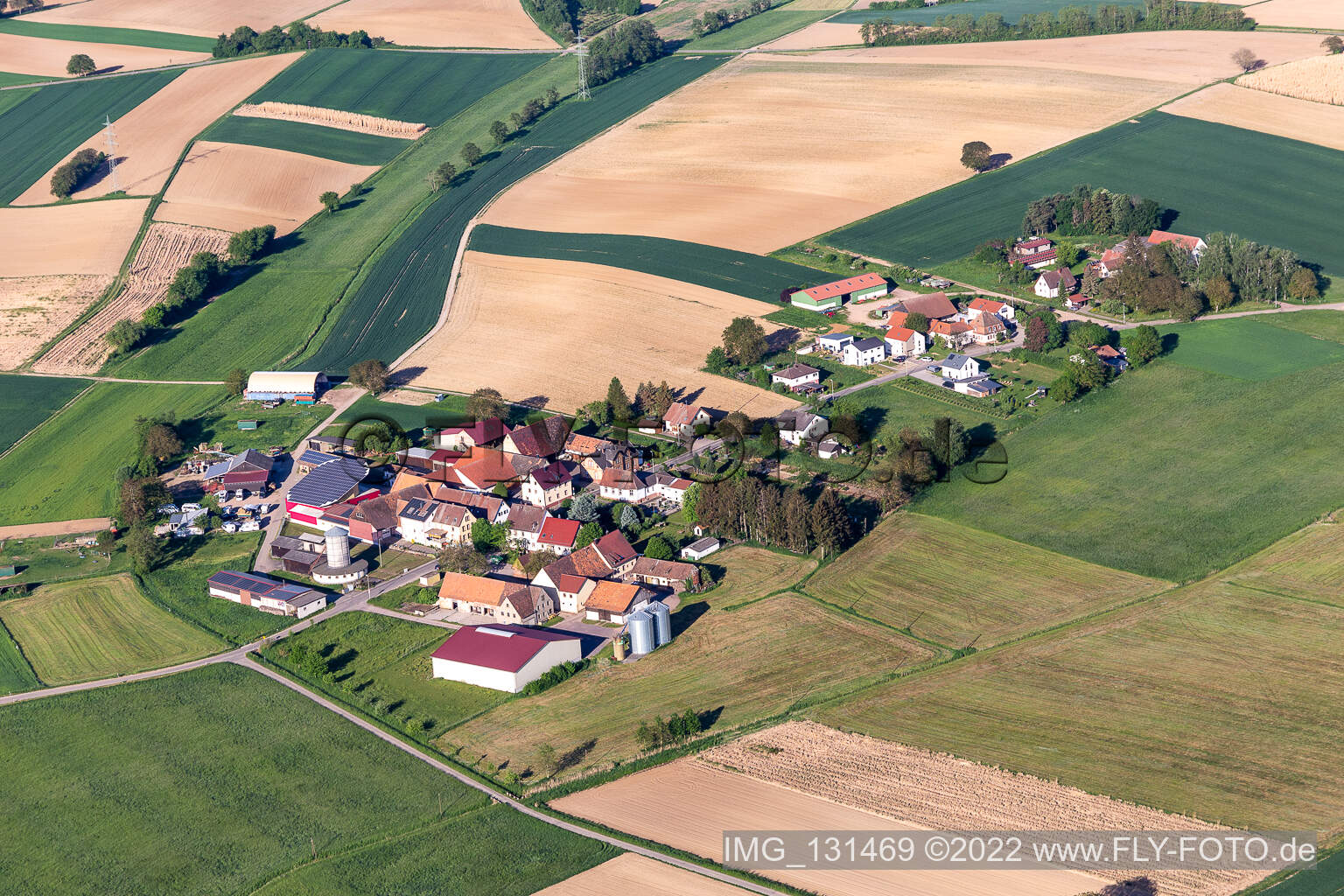 Image drone de Quartier Deutschhof in Kapellen-Drusweiler dans le département Rhénanie-Palatinat, Allemagne