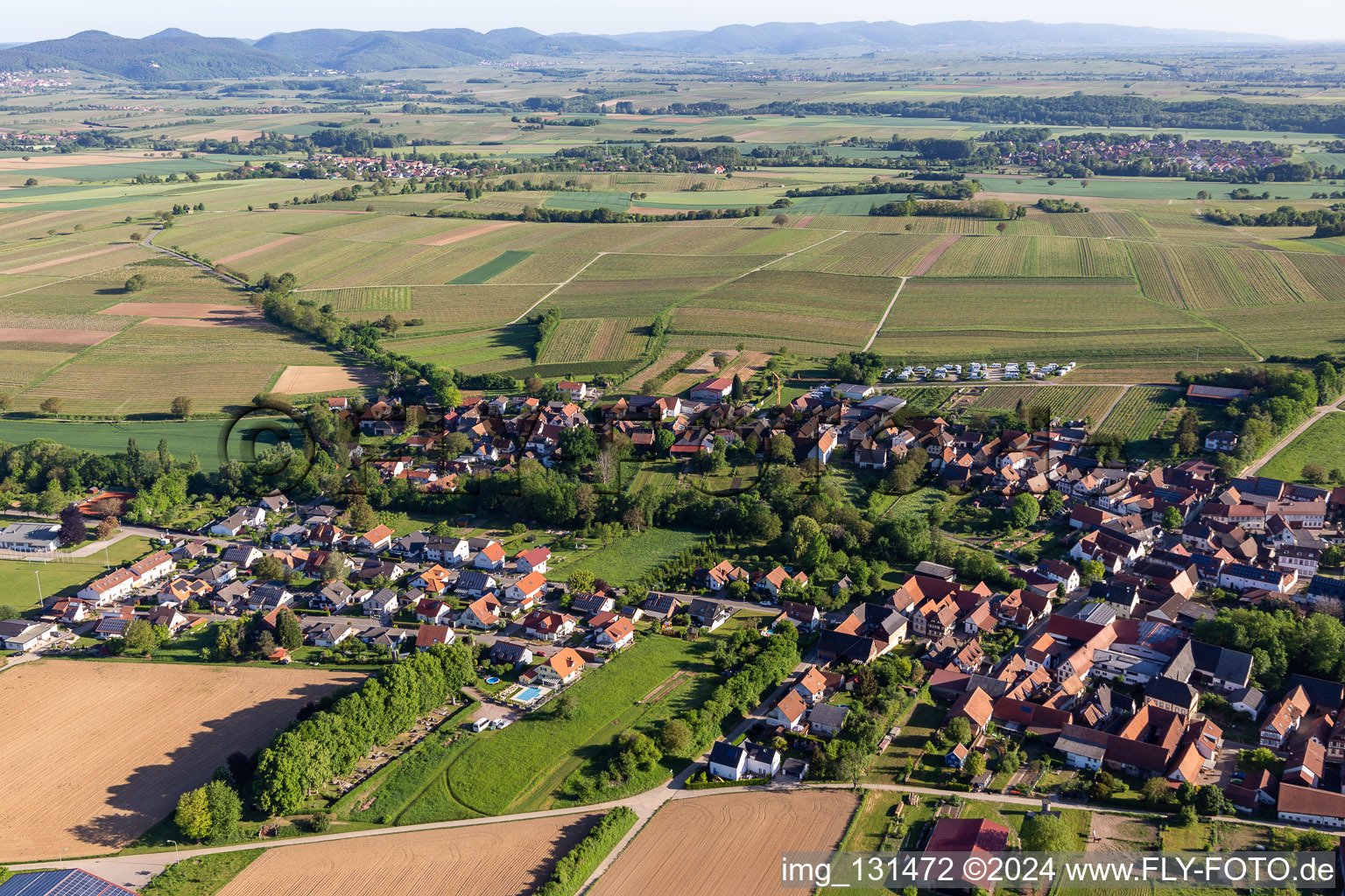 Dierbach dans le département Rhénanie-Palatinat, Allemagne d'en haut