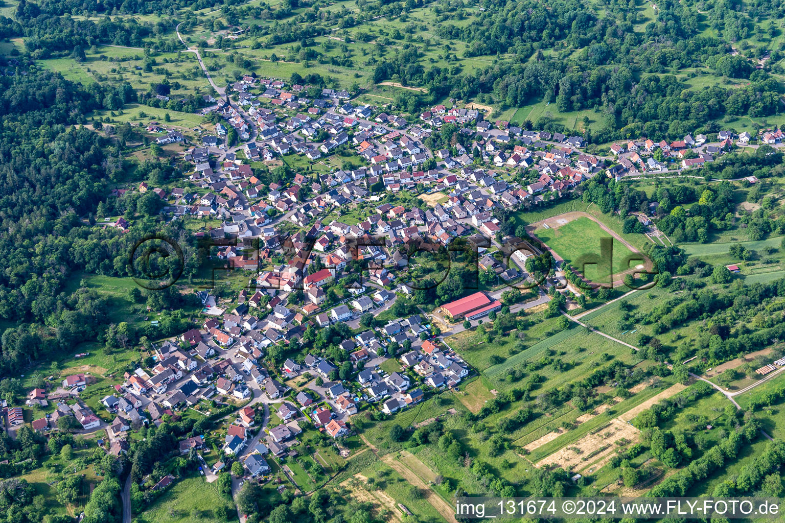 Photographie aérienne de Quartier Oberweier in Gaggenau dans le département Bade-Wurtemberg, Allemagne