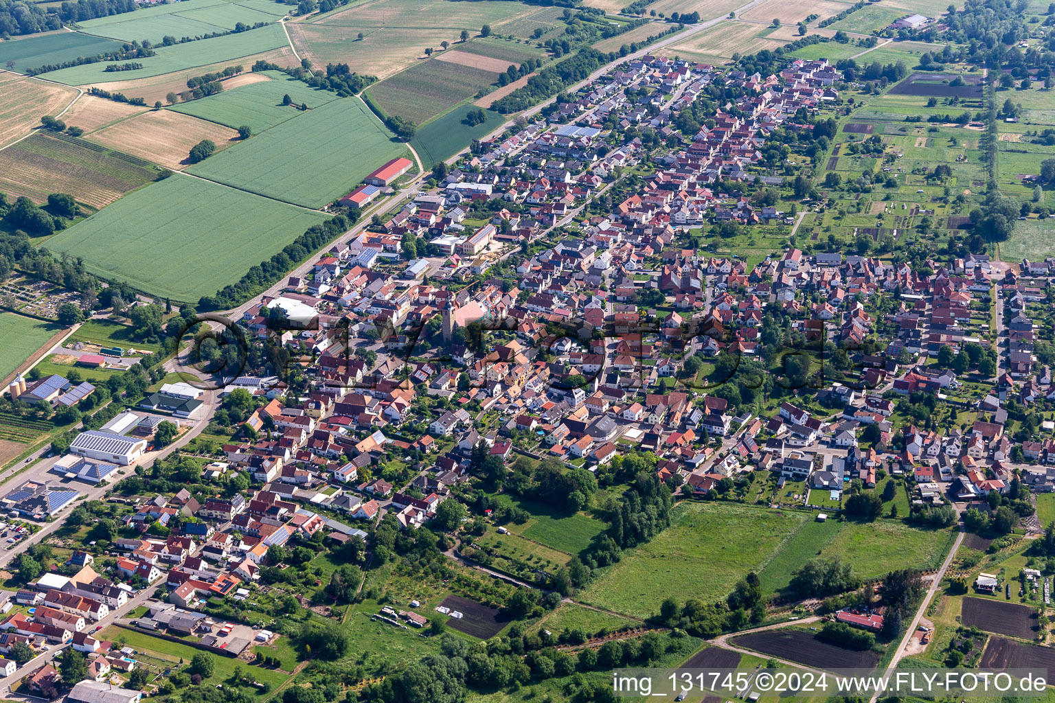 Image drone de Steinfeld dans le département Rhénanie-Palatinat, Allemagne