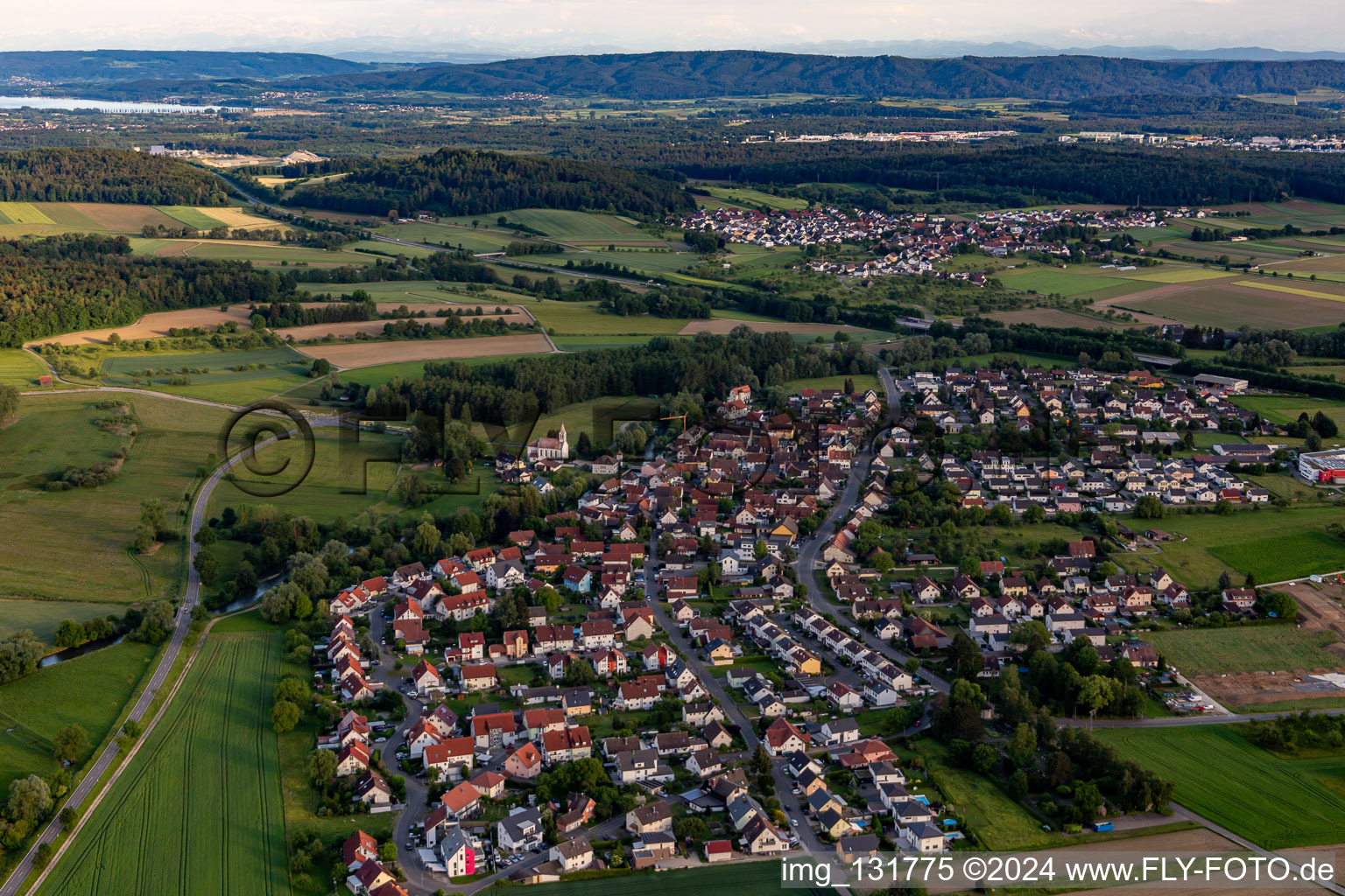 Vue aérienne de Quartier Beuren an der Aach in Singen dans le département Bade-Wurtemberg, Allemagne