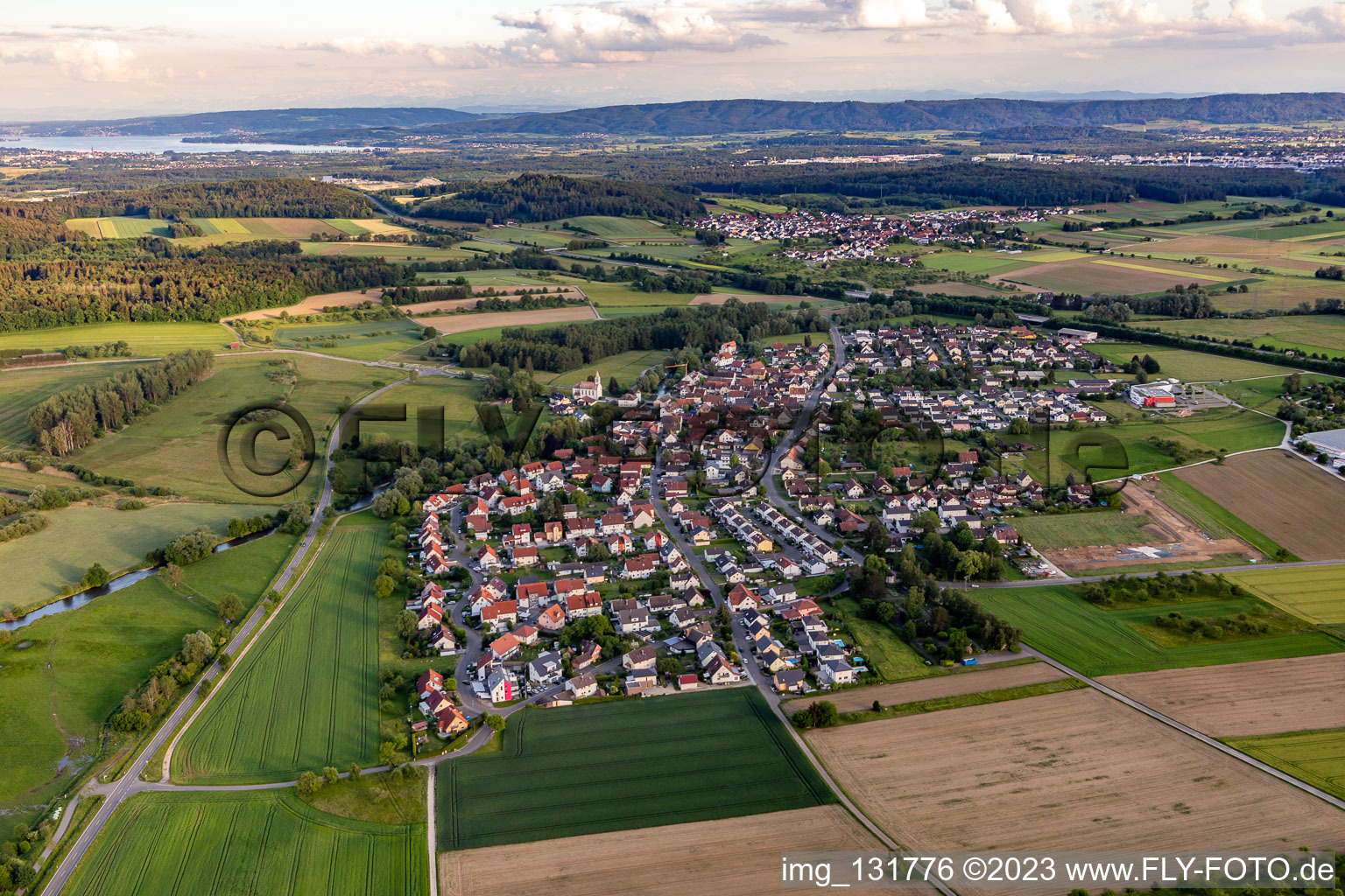 Vue aérienne de Quartier Beuren an der Aach in Singen dans le département Bade-Wurtemberg, Allemagne