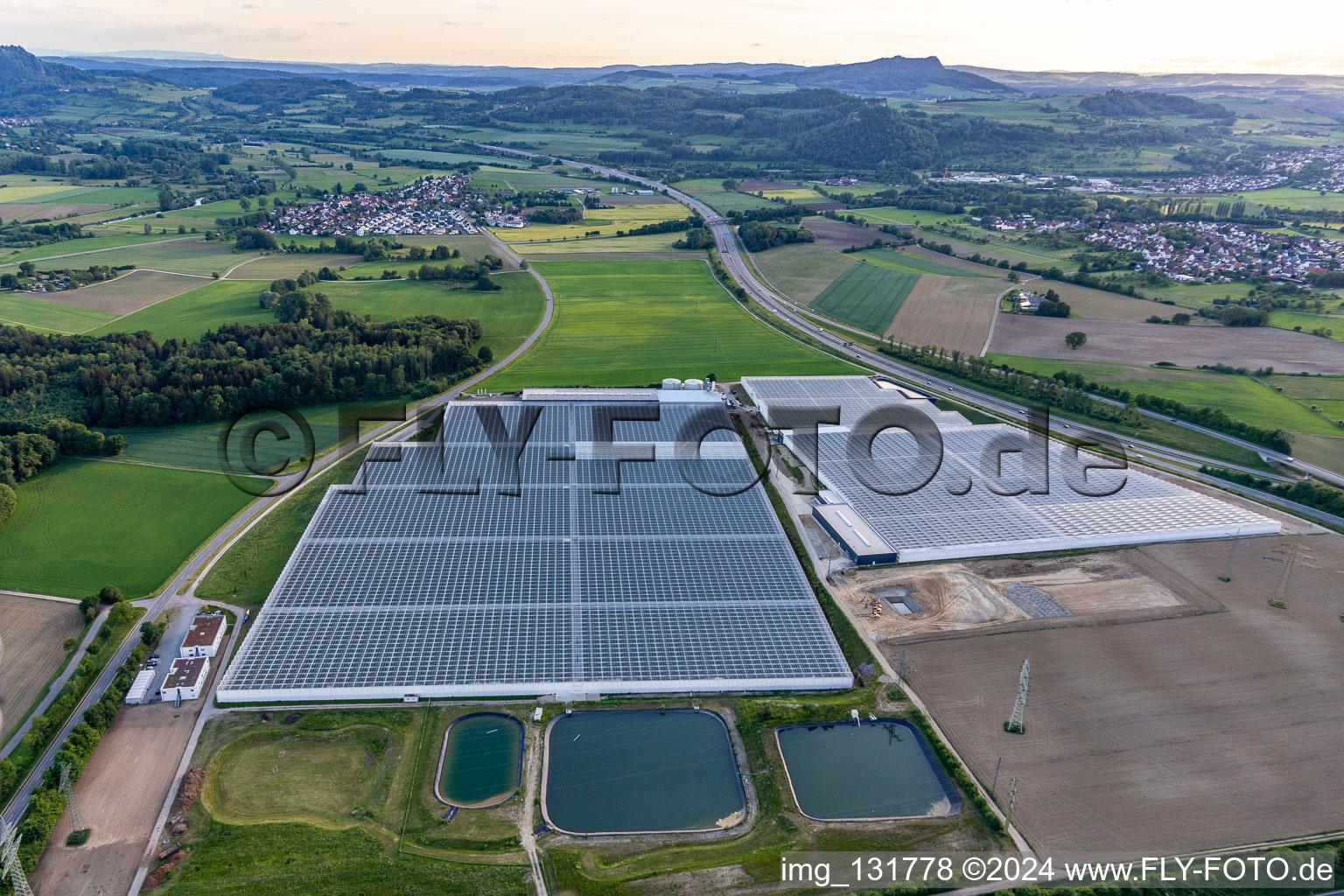 Vue aérienne de Village des jardiniers de Reichenau en Beuren an der Aach à le quartier Beuren an der Aach in Singen dans le département Bade-Wurtemberg, Allemagne