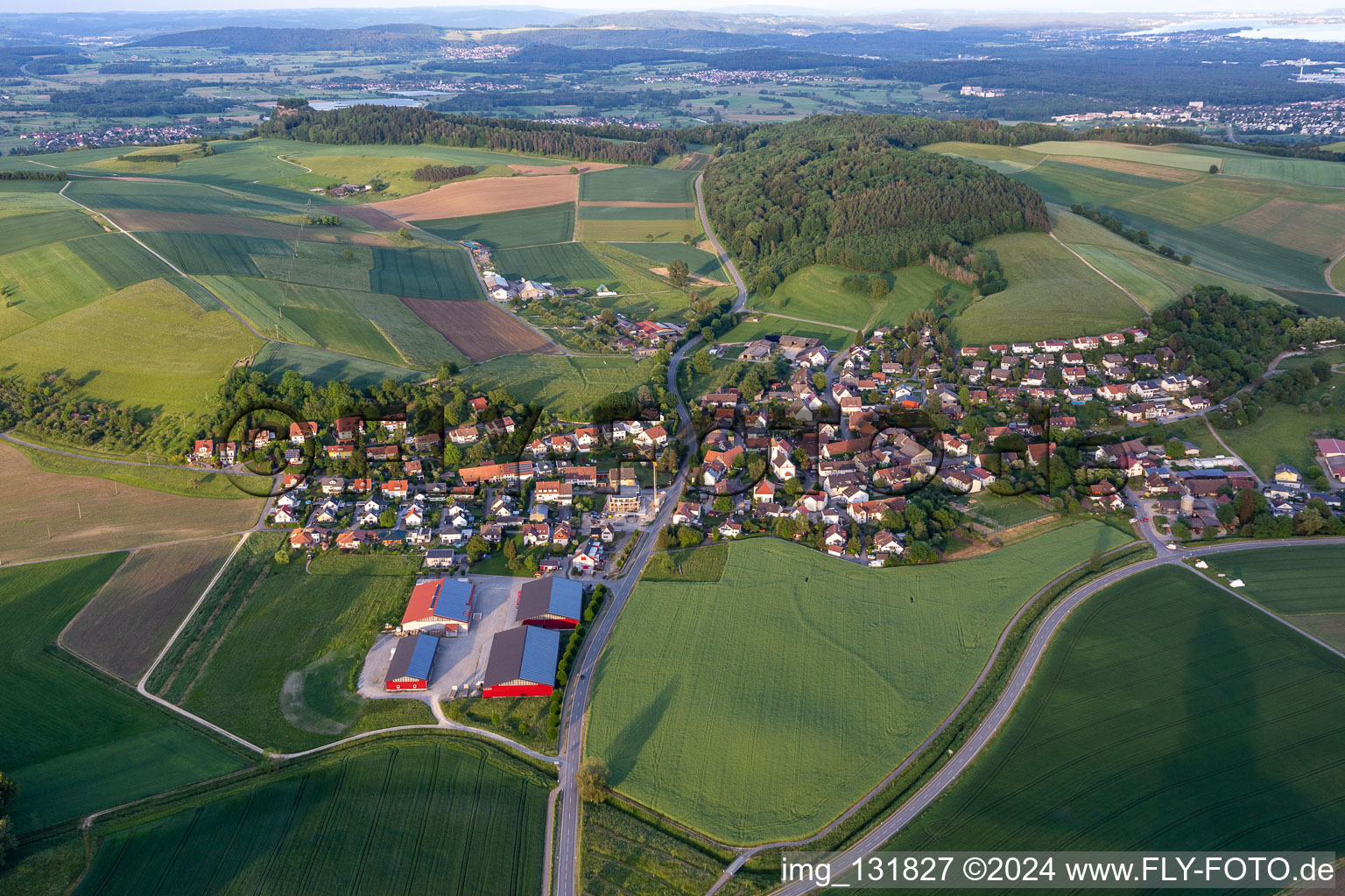 Photographie aérienne de Quartier Duchtlingen in Hilzingen dans le département Bade-Wurtemberg, Allemagne