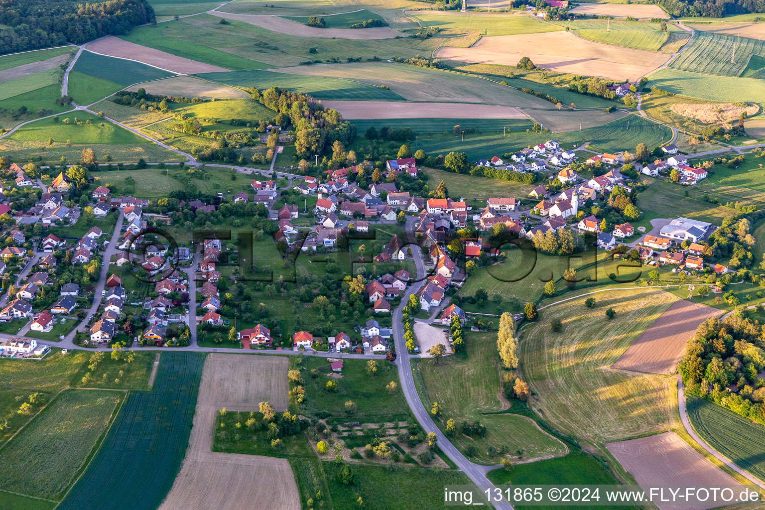 Vue aérienne de Quartier Raithaslach in Stockach dans le département Bade-Wurtemberg, Allemagne