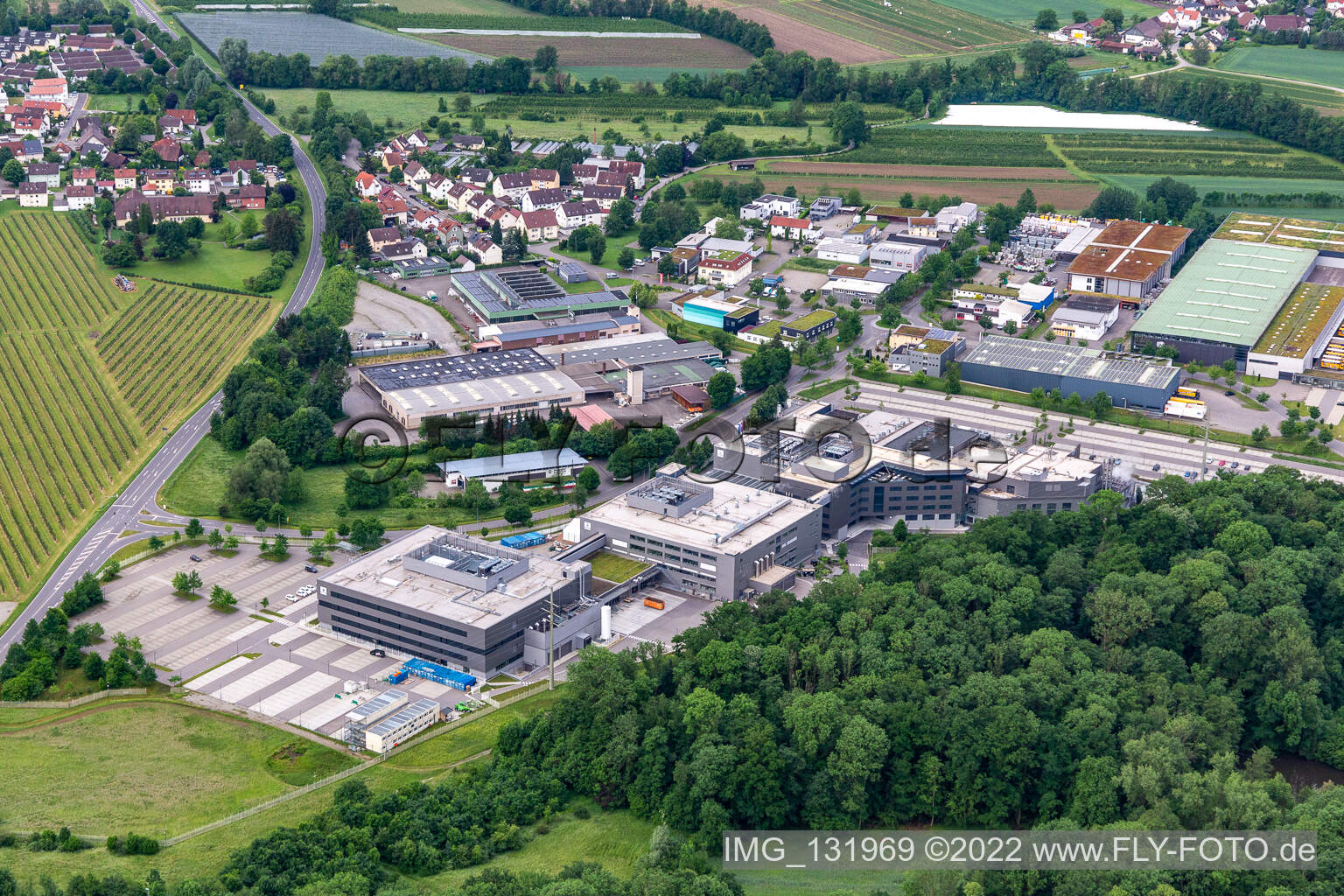 Vue aérienne de Vetter Pharma GmbH & Co. KG à Ravensburg dans le département Bade-Wurtemberg, Allemagne