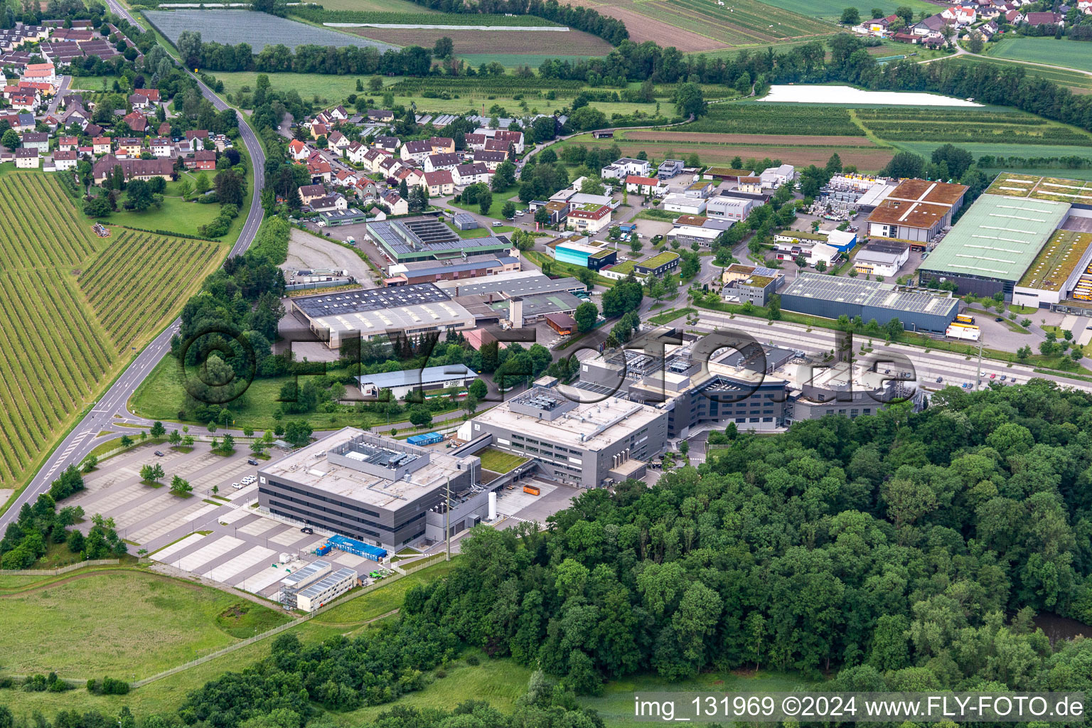 Vue aérienne de Vetter Pharma GmbH & Co. KG à Ravensburg dans le département Bade-Wurtemberg, Allemagne