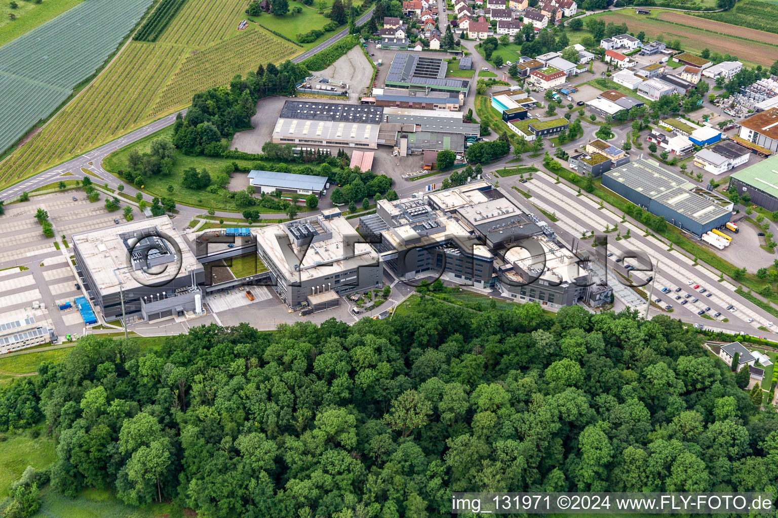 Photographie aérienne de Vetter Pharma GmbH & Co. KG à le quartier Torkenweiler in Ravensburg dans le département Bade-Wurtemberg, Allemagne