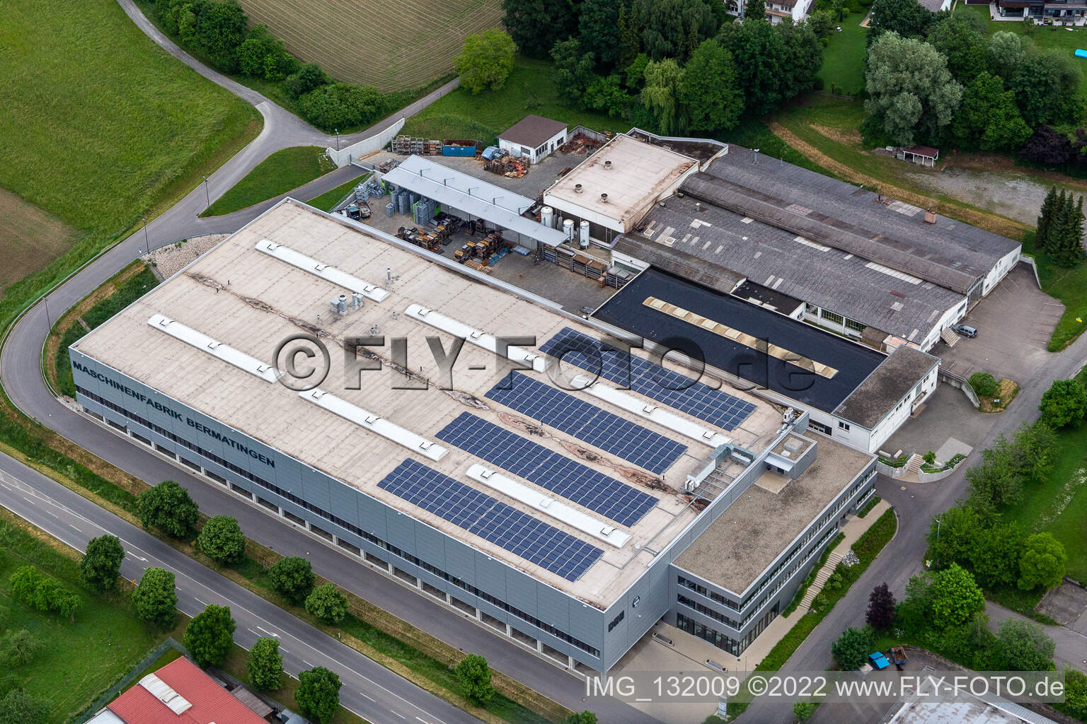 Photographie aérienne de Maschinenfabrik Bermatingen GmbH & Co. KG à Bermatingen dans le département Bade-Wurtemberg, Allemagne
