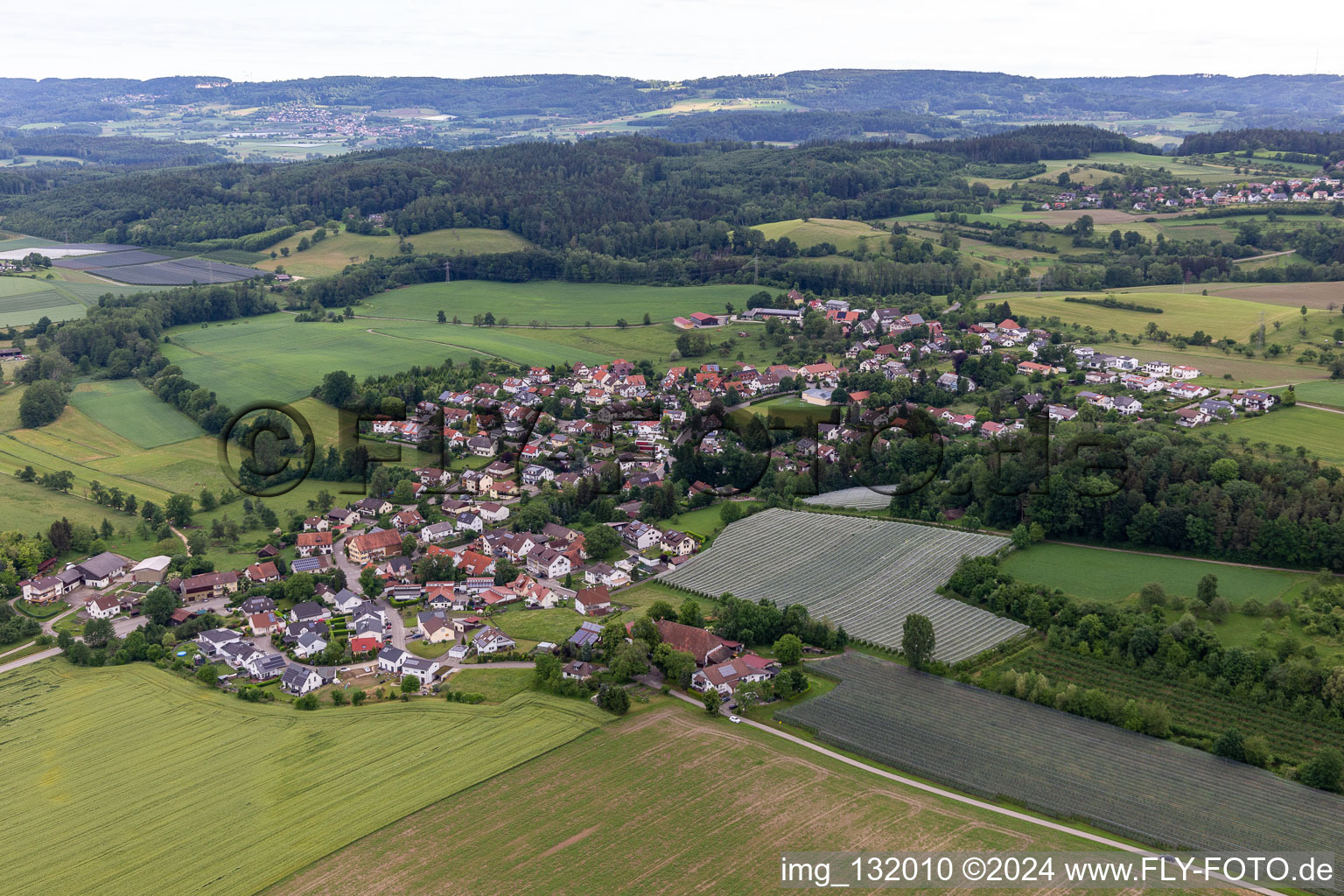 Vue aérienne de Quartier Unterstenweiler in Salem dans le département Bade-Wurtemberg, Allemagne