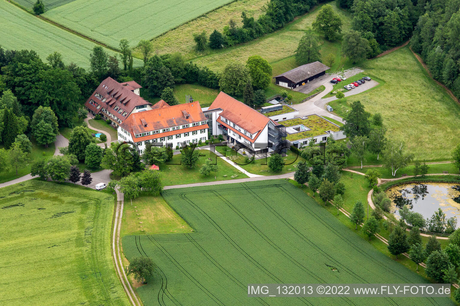 Vue aérienne de Maison de retraite et de repos Wespach à Salem dans le département Bade-Wurtemberg, Allemagne