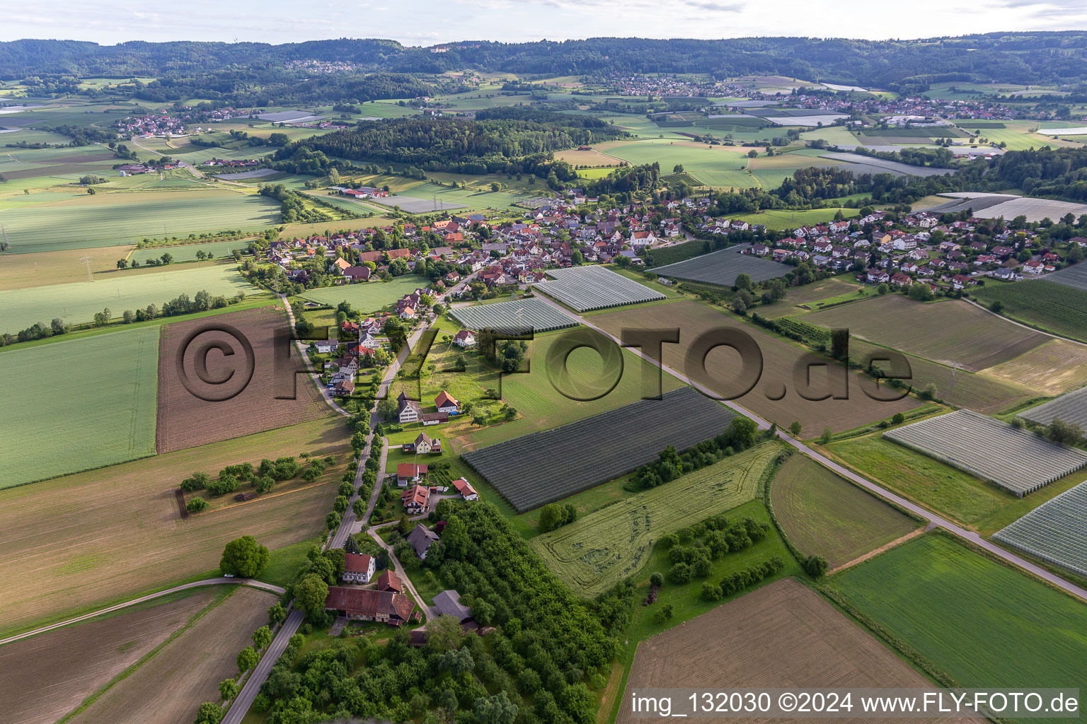 Vue aérienne de Quartier Weildorf in Salem dans le département Bade-Wurtemberg, Allemagne