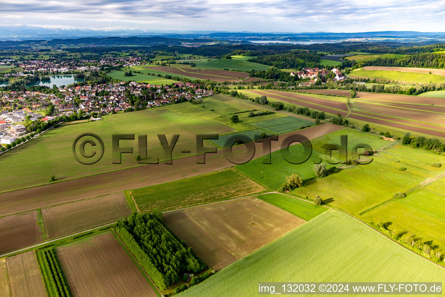 Vue aérienne de Quartier Stefansfeld in Salem dans le département Bade-Wurtemberg, Allemagne