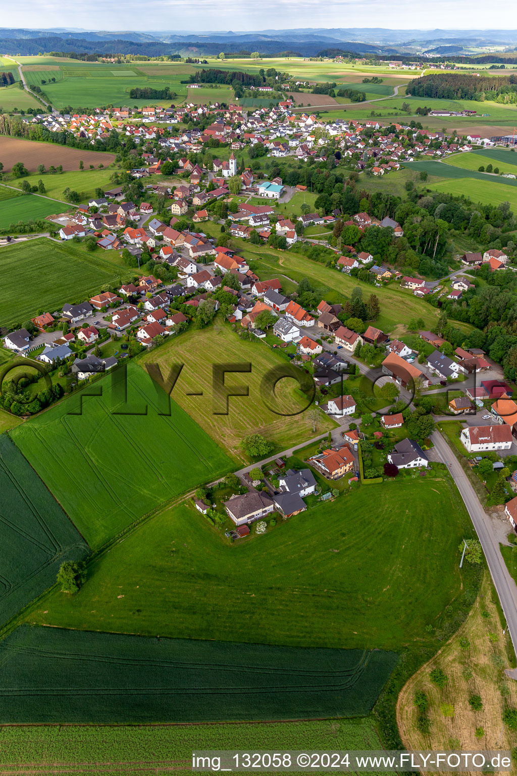 Photographie aérienne de Quartier Herdwangen in Herdwangen-Schönach dans le département Bade-Wurtemberg, Allemagne