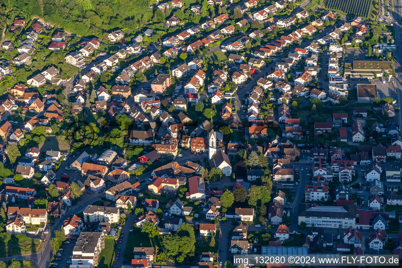 Vue aérienne de Quartier Ludwigshafen in Bodman-Ludwigshafen dans le département Bade-Wurtemberg, Allemagne