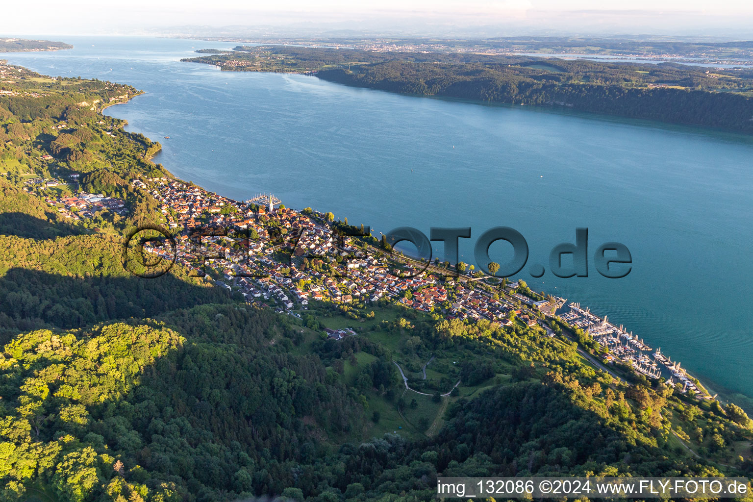 Vue aérienne de Sipplingen dans le département Bade-Wurtemberg, Allemagne