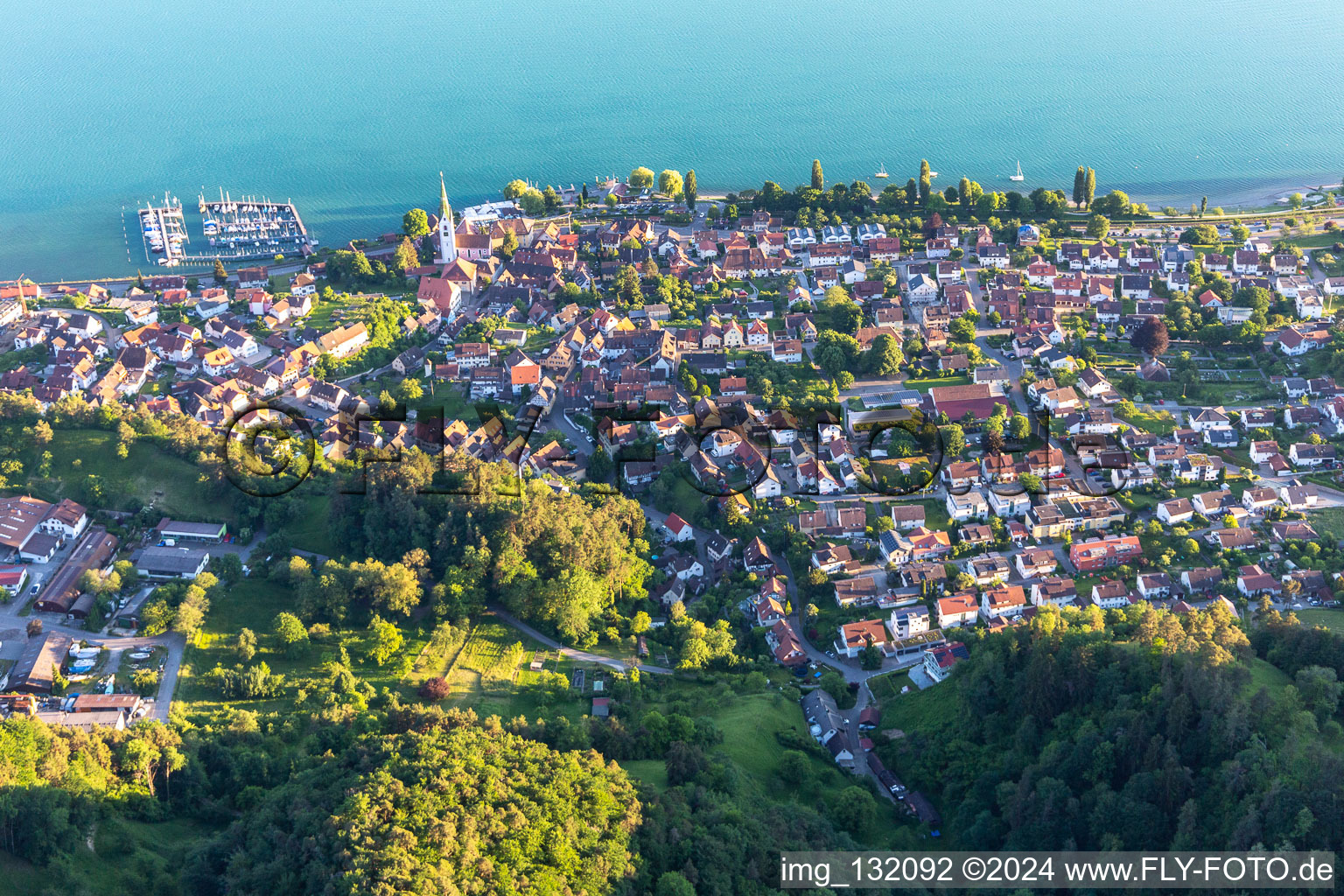 Photographie aérienne de Sipplingen dans le département Bade-Wurtemberg, Allemagne