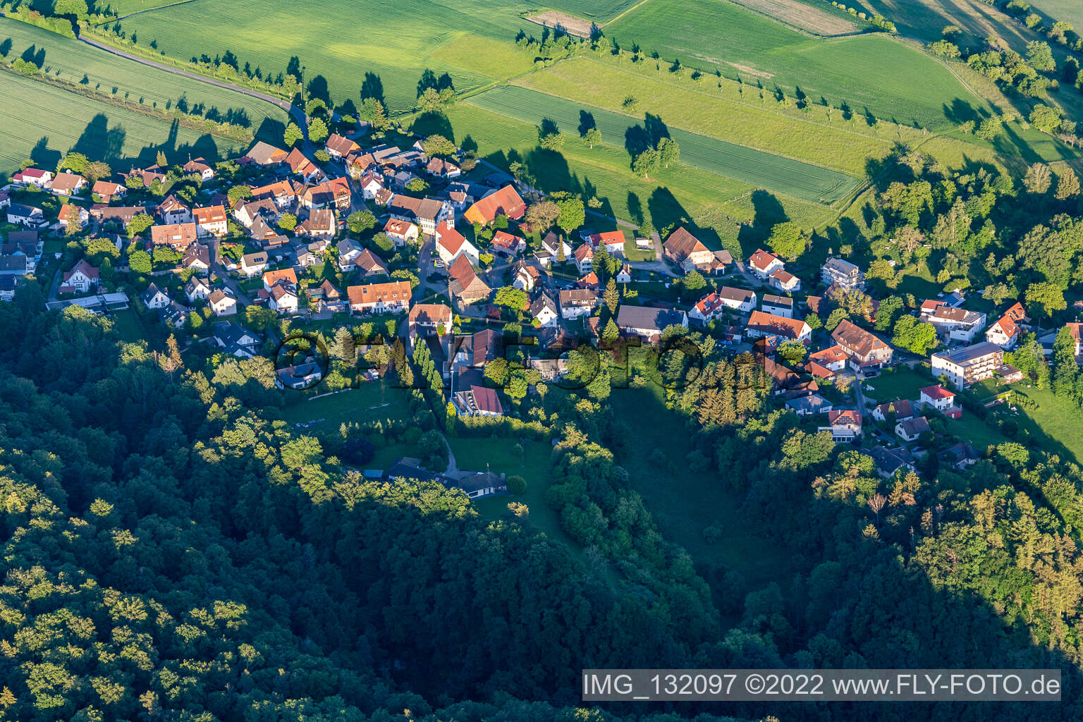 Photographie aérienne de Hödingen à Überlingen dans le département Bade-Wurtemberg, Allemagne