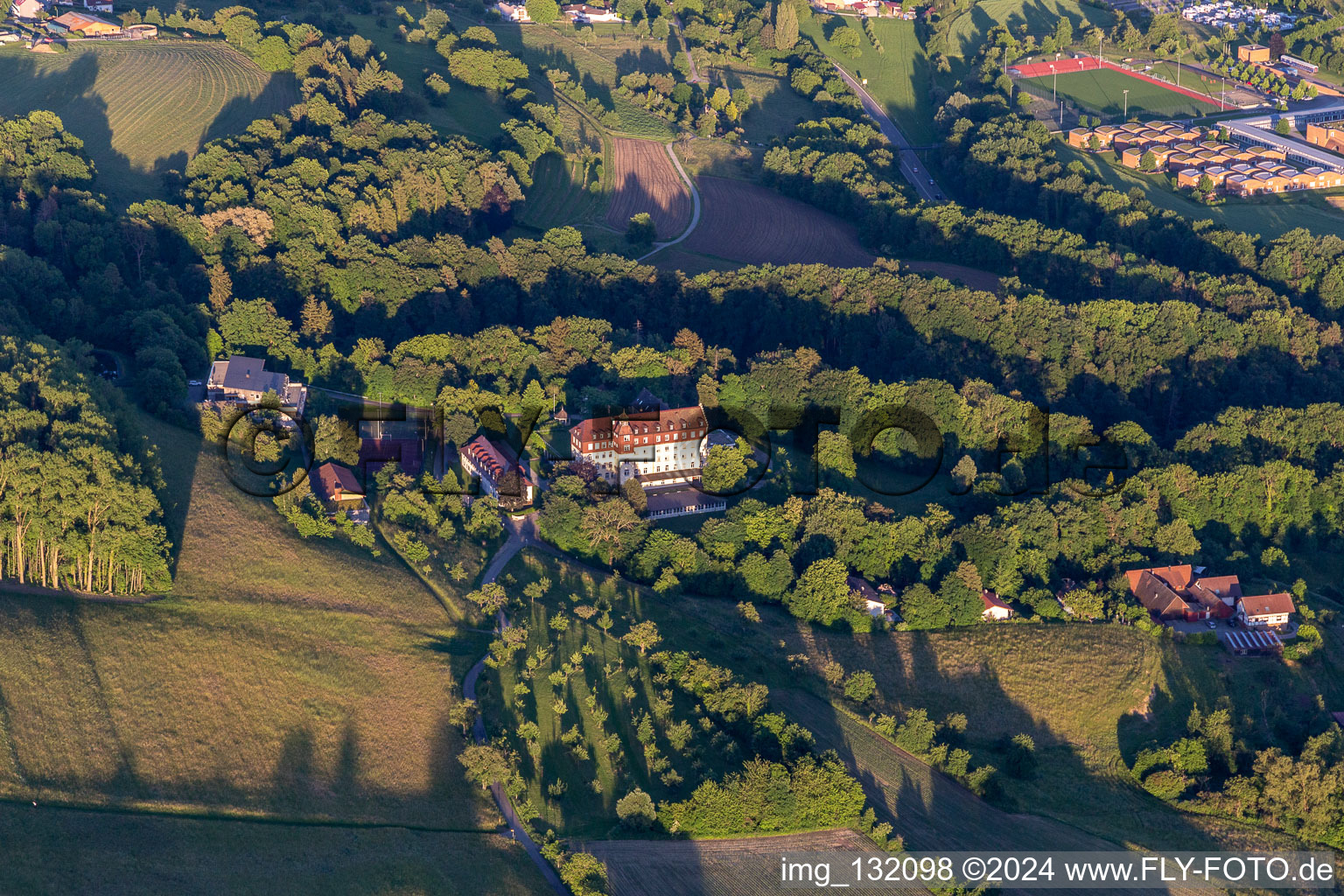 Vue aérienne de Salem International College - Château de Spetzgart à Überlingen dans le département Bade-Wurtemberg, Allemagne