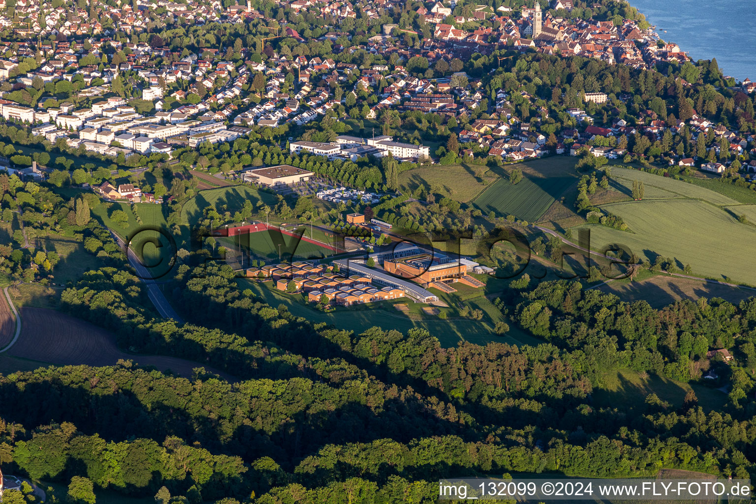 Vue aérienne de Salem International College - Campus Härlen à Überlingen dans le département Bade-Wurtemberg, Allemagne