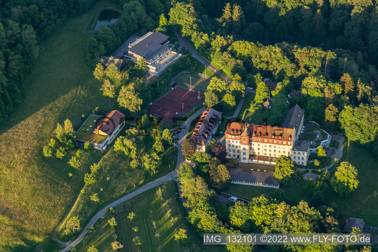 Photographie aérienne de Salem International College - Château de Spetzgart à Überlingen dans le département Bade-Wurtemberg, Allemagne