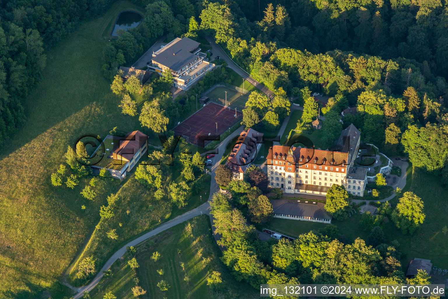 Photographie aérienne de Salem International College - Château de Spetzgart à Überlingen dans le département Bade-Wurtemberg, Allemagne