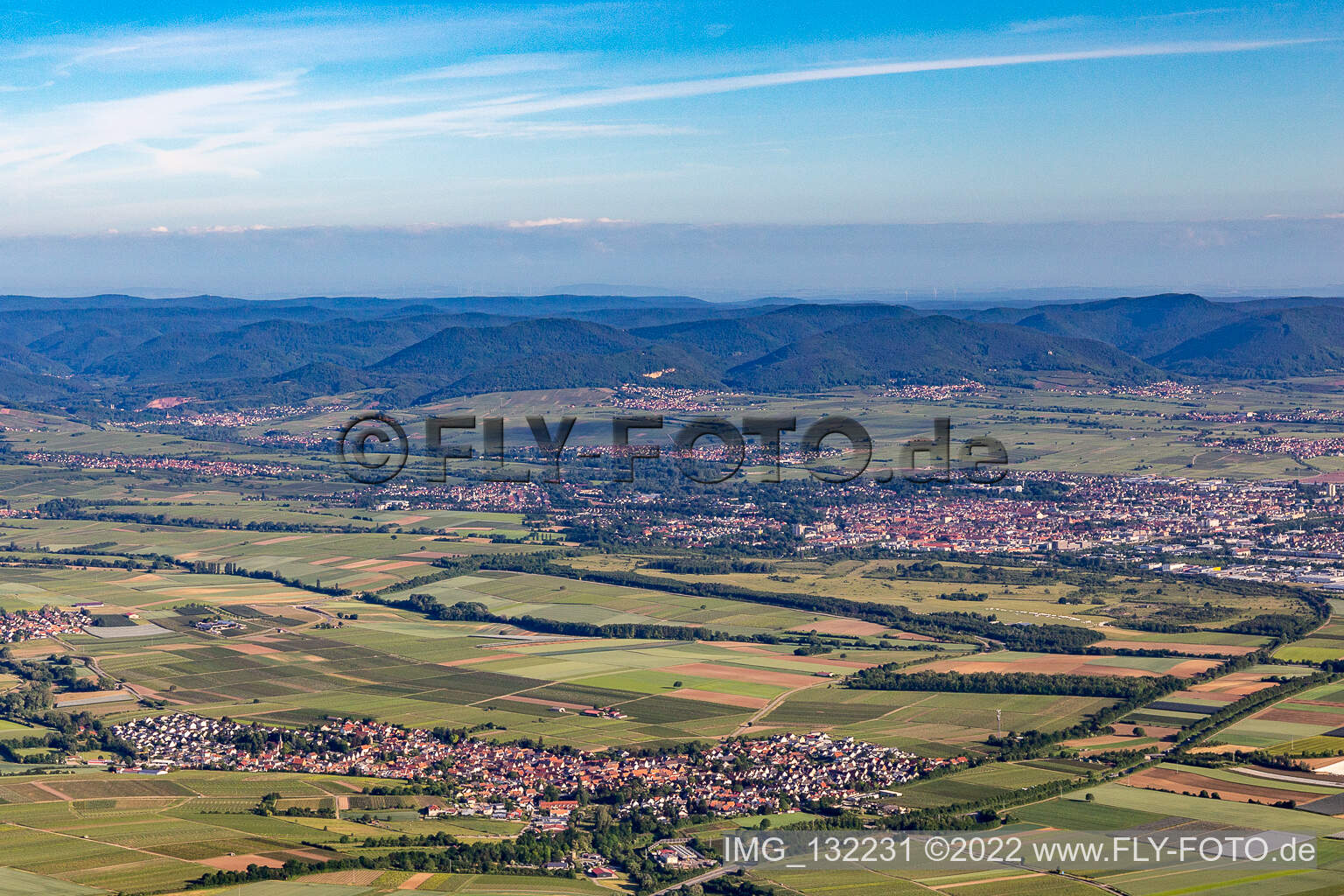 Image drone de Insheim dans le département Rhénanie-Palatinat, Allemagne