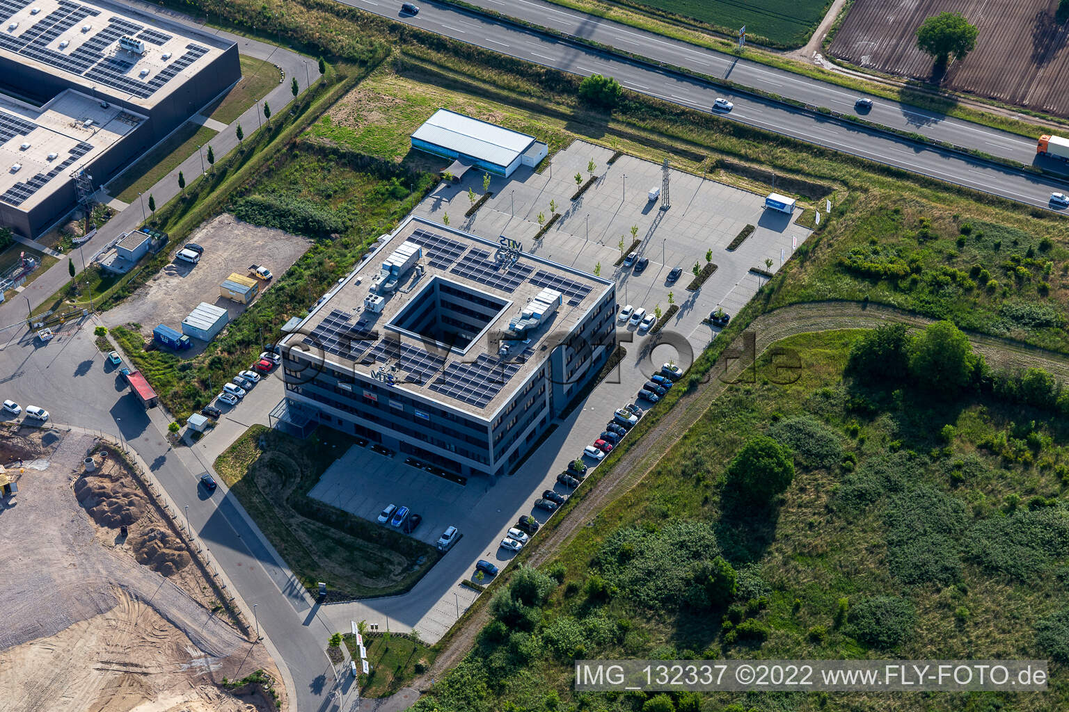 Photographie aérienne de Groupe MTS à Rülzheim dans le département Rhénanie-Palatinat, Allemagne