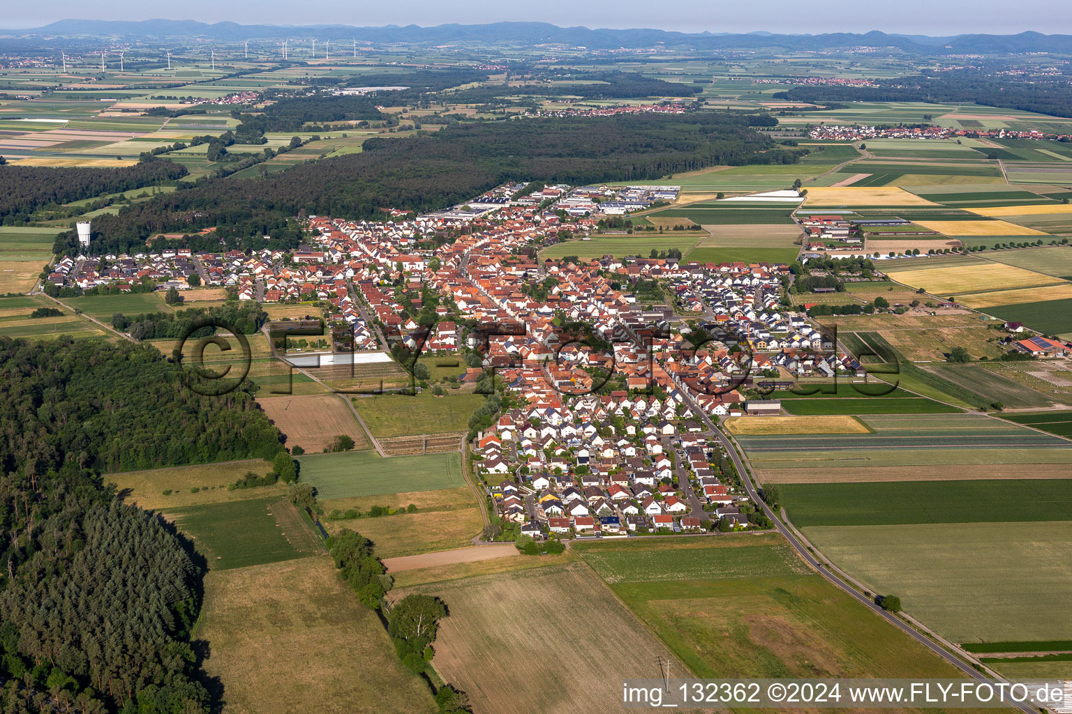 Hatzenbühl dans le département Rhénanie-Palatinat, Allemagne d'en haut