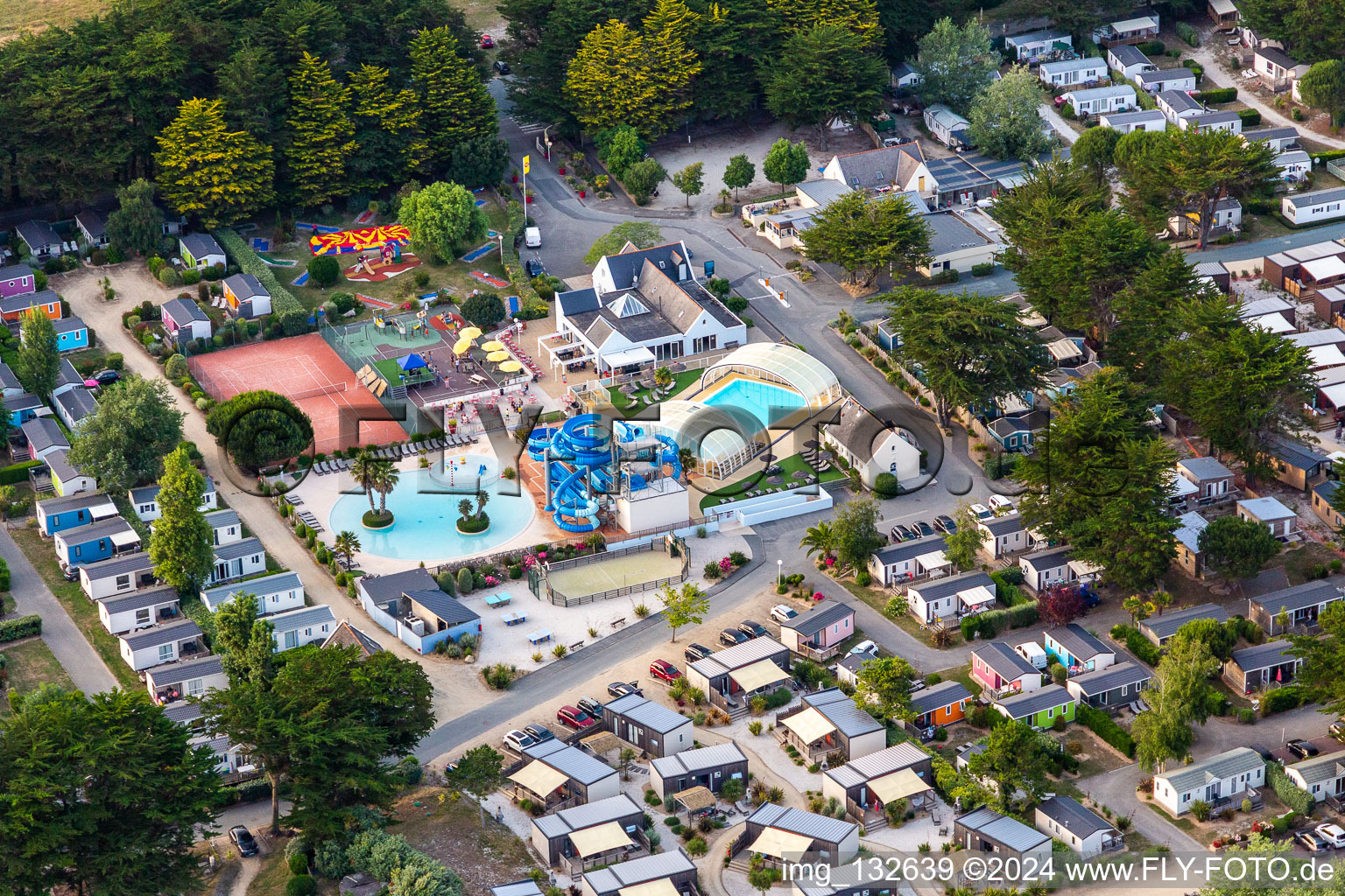 Photographie aérienne de Campings Anwb, Yelloh village Camping La Plage à le quartier Penmarc'h-Kerity in Penmarch dans le département Finistère, France